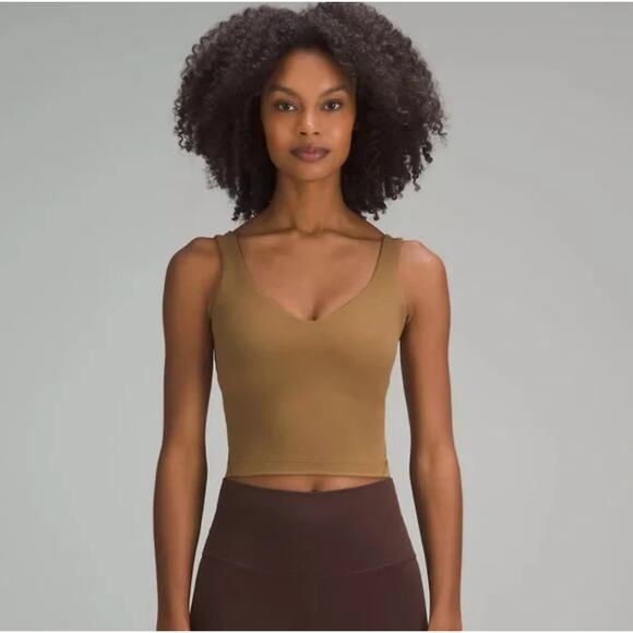 NWT $68 Lululemon Align Tank Top *Light Support, A/B Cup Allspice Size 6 - Picture 2 of 9
